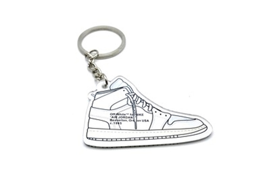 Boa dureza cortada laser dos Keyrings acrílicos feitos sob encomenda decorativos acrílicos do artigo de Keychain