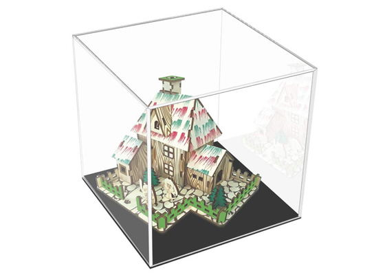 As caixas de exposição acrílicas do espaço livre home da decoração Waterproof o tamanho personalizado