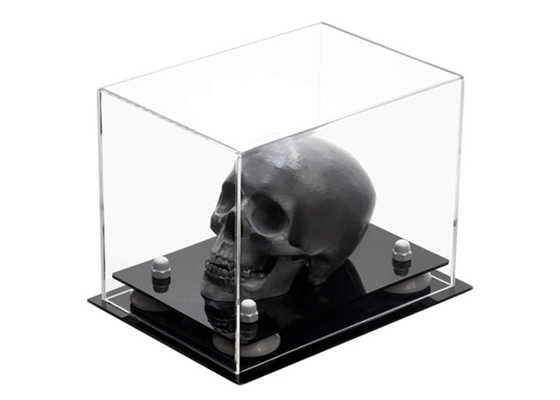 Vitrina acrílica feito-à-medida resistente UV para a impressão de seda de Collectibles