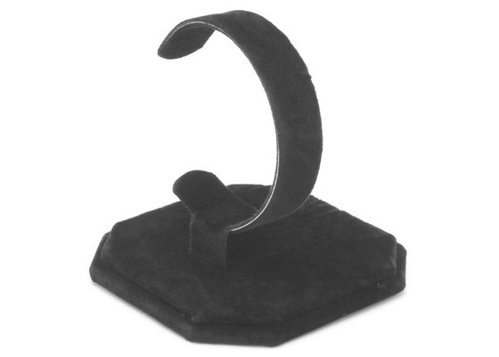 Suporte acrílico claro do relógio do suporte plástico da cremalheira de exposição das pulseira do bracelete