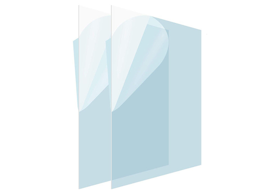As folhas plásticas transparentes do espelho moldaram o material acrílico de Pmma do plexiglás