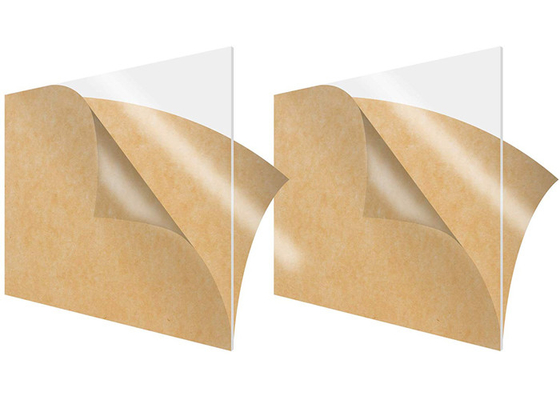 Da exposição acrílica da folha do molde estratificação de papel 1/4&quot; X 24&quot; X 48&quot; transparente claro
