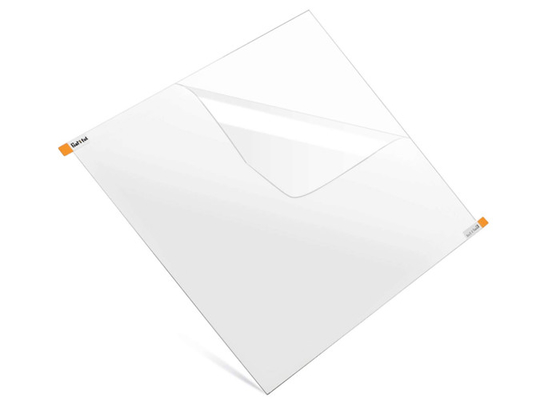 Da folha transparente do policarbonato do sinal folha acrílica do plexiglás com película protetora