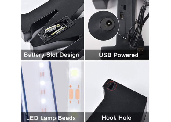 A decoração home o Signage iluminado rotula luzes a pilhas da noite de USB