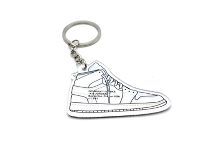 Boa dureza cortada laser dos Keyrings acrílicos feitos sob encomenda decorativos acrílicos do artigo de Keychain